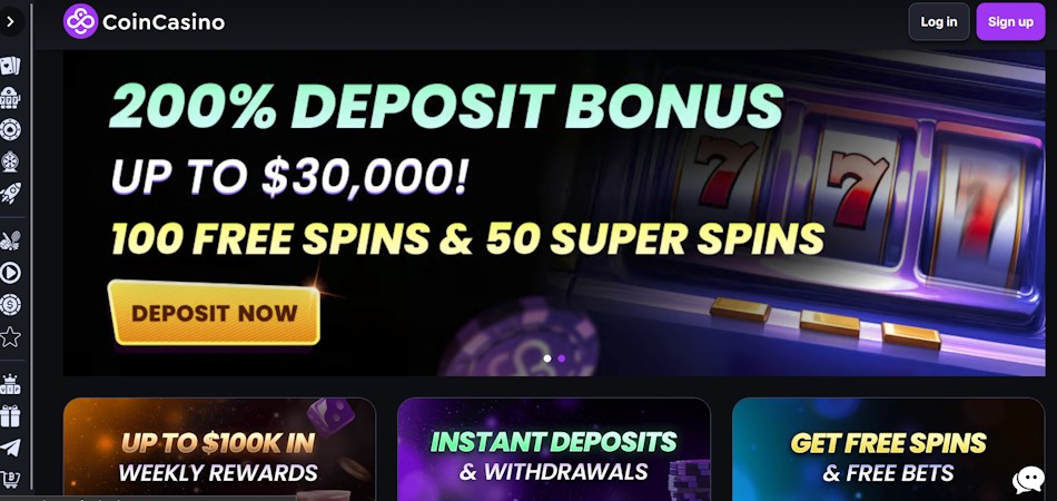 CoinCasino – Kryptopelaamisen edelläkävijä